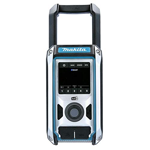 Makita DMR115 10.8V / 12V Max / 14.4V / 18V Li-ion CXT LXT DAB/DAB+ Job Site Radio with Bluetooth - Batteries and Charger Not Included