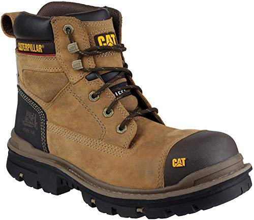 Caterpillar Gravel 6in Dark Beige Steel Toe Safety Boot with Midsole
